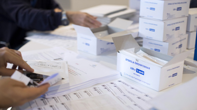 Testkit för provtagning av Covid-19
