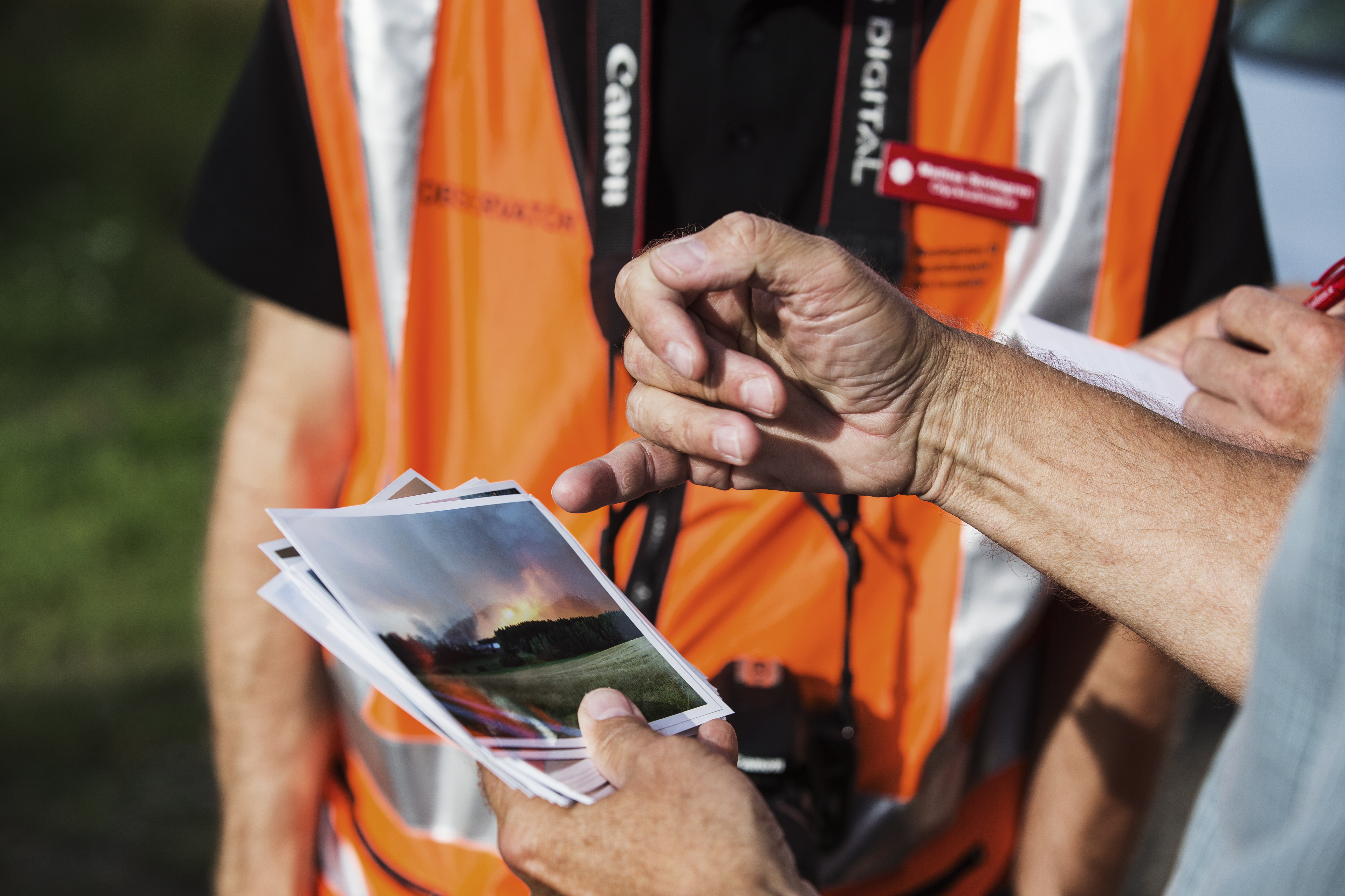 Samverkan vid skogsbrand