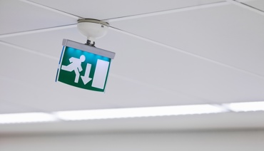 Skylt för nödutgång